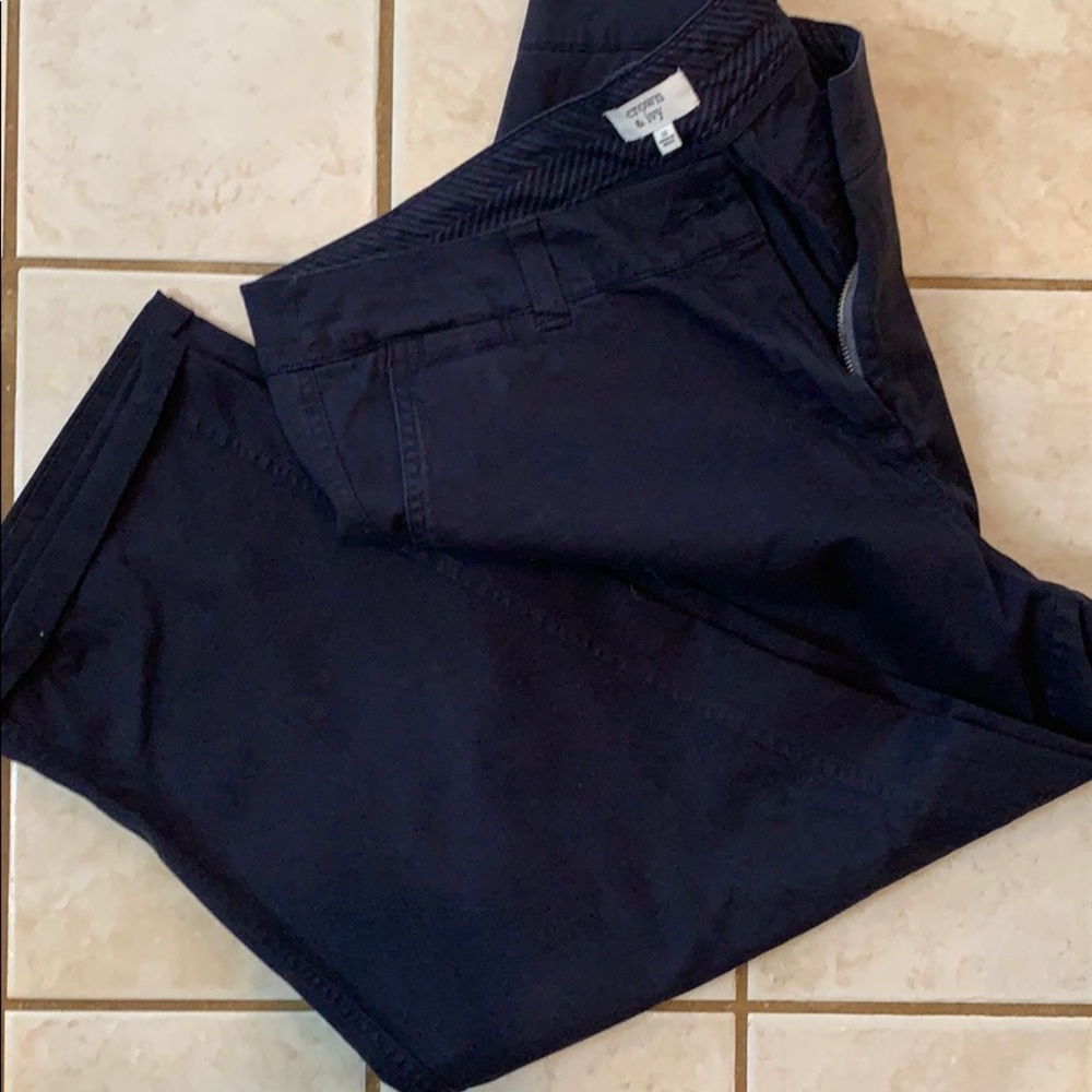 Navy capris size 12